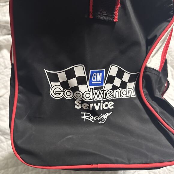 Vtg ADS Sports Dale Earnhardt #3 NASCAR Duffel Racing Checkered Goodwrench Bag - Picture 7 of 11